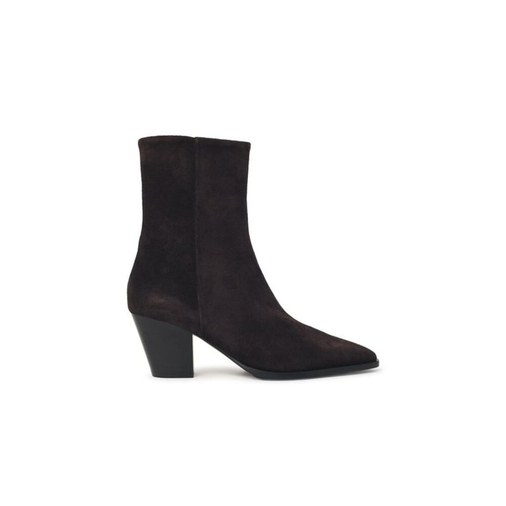 Aeyde 'Hedvig' Mocha Suede Ankle Boots Women